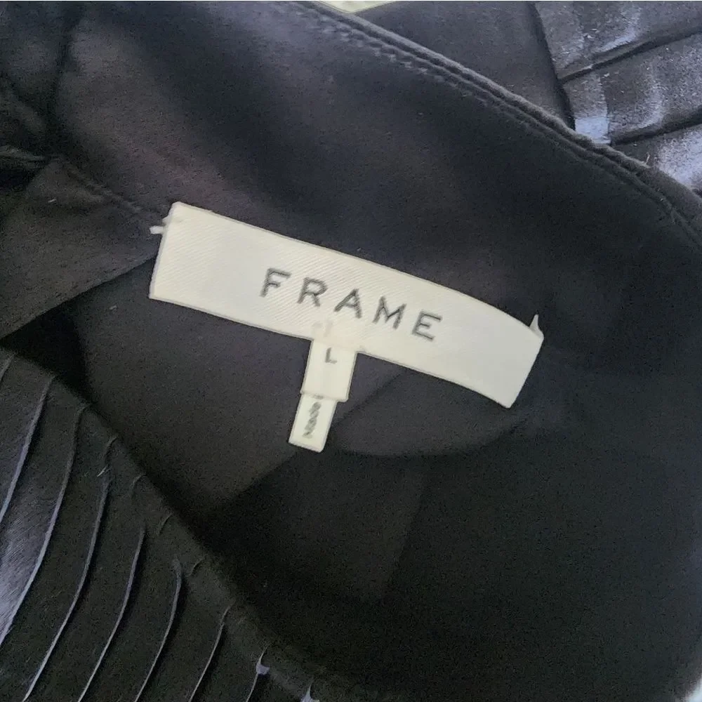 Frame Denim Black Ruffle Dress - Picture 11 of 15